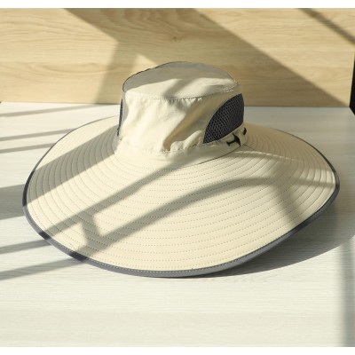 6 Inch Super Wide Brim Sun Hat – UPF 50+ Unisex Bucket Hat 6 inch super wide brim sun hat UPF 50+ unisex bucket hat for fishing hiking outdoor