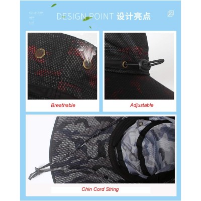 6 inch wide brim sun hat UPF 50+ water repellent bucket hat for men women fishing hiking