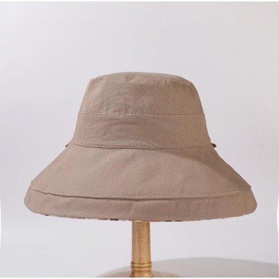 Wide brim sun hat for women with UPF protection, reversible and packable for beach and hiking