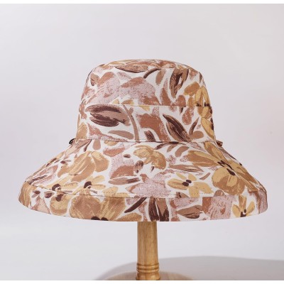 Wide brim sun hat for women with UPF protection, reversible and packable for beach and hiking