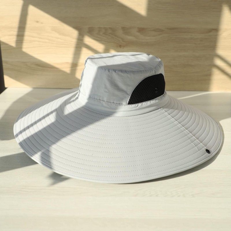 6-inch wide brim sun protection hat unisex bucket hat for outdoor activities