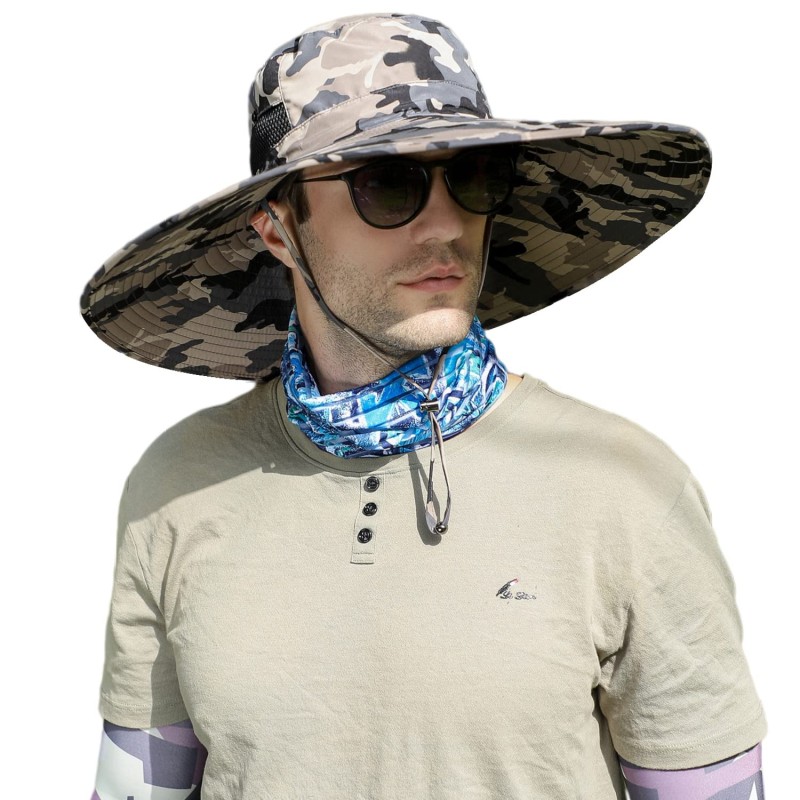 Super Wide Brim Sun Hat with UPF 50+ Protection Super wide brim sun hat UPF 50+ unisex bucket hat