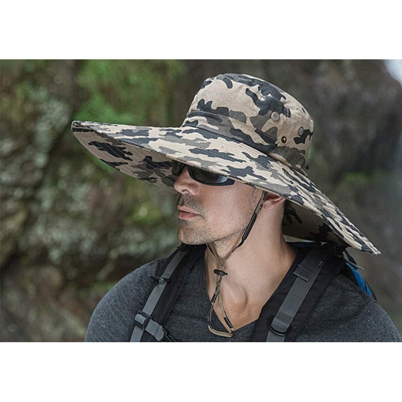 HUAMULAN Super Wide Brim Sun Hat - Unisex Bucket Hat for Fishing Hiking Camping HUAMULAN 6 inch super wide brim unisex bucket sun hat for outdoor activities