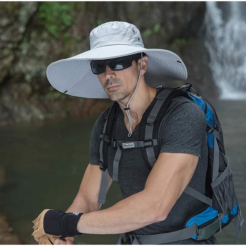 Super Wide Brim Bucket Hat UPF 50+ Sun Protection for Men and Women