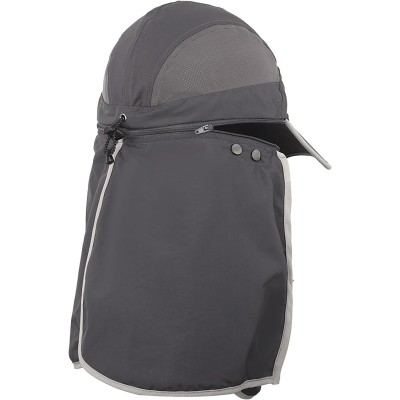 Women's Wide Brim Sun Hat with UV Protection and Detachable Neck Flap Woman wearing wide brim sun hat with UV protection and detachable neck flap outdoors