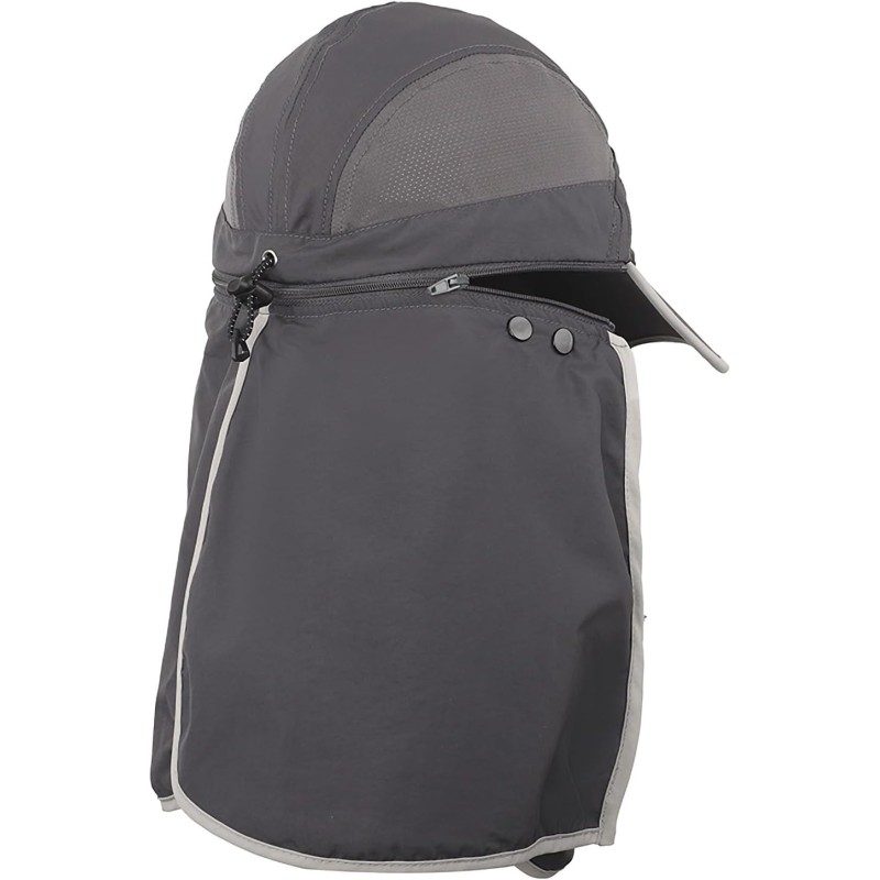 Women's Wide Brim Sun Hat with UV Protection and Detachable Neck Flap Woman wearing wide brim sun hat with UV protection and detachable neck flap outdoors