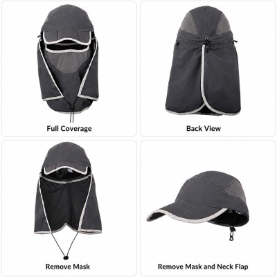 Women's Wide Brim Sun Hat with UV Protection and Detachable Neck Flap Woman wearing wide brim sun hat with UV protection and detachable neck flap outdoors