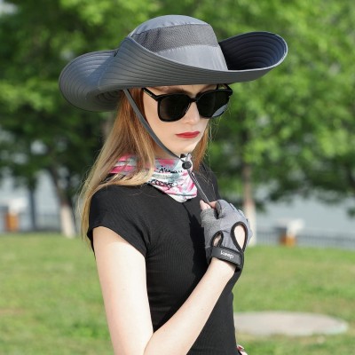 UPF 50+ wide brim sun hat for men and women, breathable quick-dry outdoor cap for fishing hiking beach