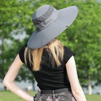 UPF 50+ Wide Brim Sun Hat for Men & Women – Breathable, Quick-Dry Outdoor Cap for Fishing, Hiking, Beach