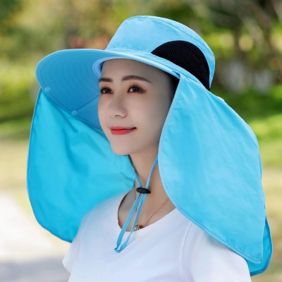 UPF 50+ Sun Hat with Neck Flap - Quick Dry, Adjustable, Unisex UPF 50+ sun hat with neck flap, quick dry, adjustable, unisex