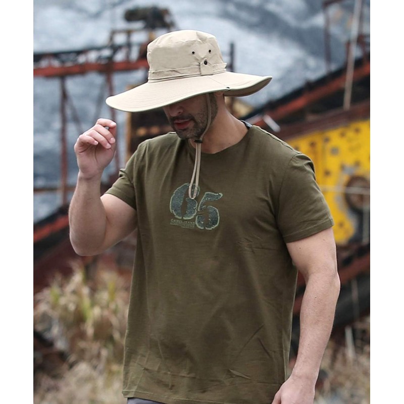 Wide Brim Sun Hat for Outdoor Hiking, Fishing & Travel Ventilated wide brim sun hat for hiking, fishing, and travel