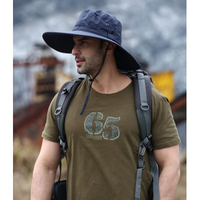 Unisex wide brim sun protection hat for hiking fishing gardening