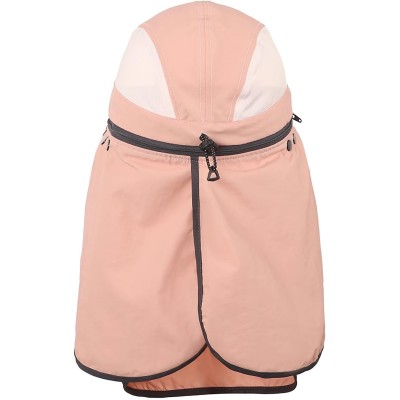 HUAMULAN Women’s Wide Brim Ponytail Sun Hat with Detachable Neck Flap for Hiking