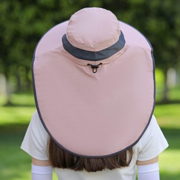 HUAMULAN UPF 50+ Wide Brim Sun Hat with Neck Flap – Quick Dry Packable Hiking Fishing Hat for Men & Women HUAMULAN UPF 50+ Wide Brim Sun Hat with Neck Flap – Quick Dry Packable Hiking Fishing Hat for Men & Women