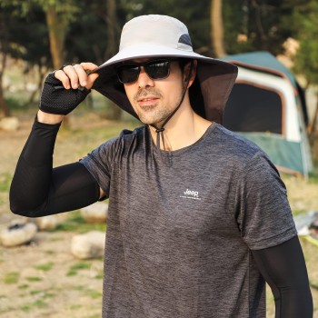 HUAMULAN UPF 50+ Sun Hat for Men Women, Quick Dry Hiking Fishing Safari Hat with Neck Flap, Packable HUAMULAN UPF 50+ Sun Hat for Men Women, Quick Dry Hiking Fishing Safari Hat with Neck Flap, Packable