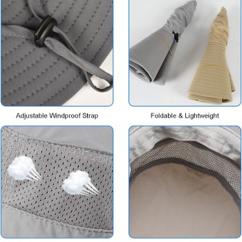 Wide Brim Sun Hat for Men & Women – UV Protection, Ventilated, Adjustable