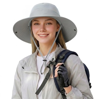Wide Brim Adjustable Summer Sun Hat with UV Protection Wide Brim UV Protection Summer Sun Hat for Men and Women
