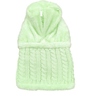 Women's Fleece Lined Knit Balaclava Set - One Piece Beanie Scarf, Light Green Winter Hat Women's Fleece Lined Knit Balaclava Set - One Piece Beanie Scarf, Light Green Winter Hat