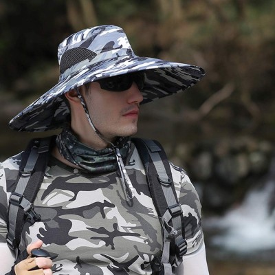 HUAMULAN 6 Wide Brim Sun Hats for Men Women Outdoor Activities
