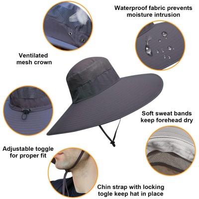 Wide Brim Sun Hat UV Protection Summer Hat Wide Brim Sun Hat with UV Protection for Men Women