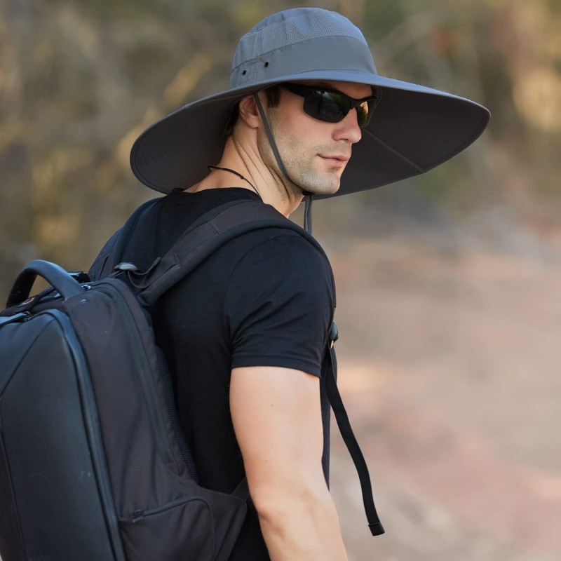 Wide Brim Sun Hat UV Protection Summer Outdoor Hat Wide Brim Sun Hat with UV Protection for Summer Outdoor Activities