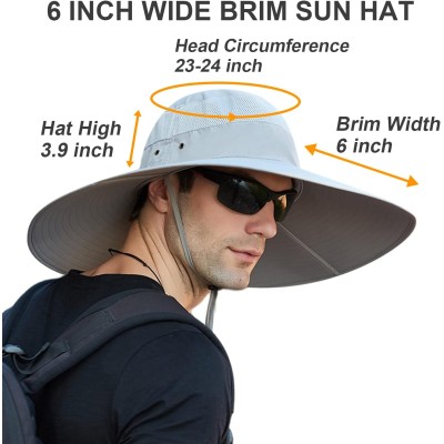 Wide Brim Sun Hat UV Protection Summer Hat Wide brim sun hat with UV protection for men and women