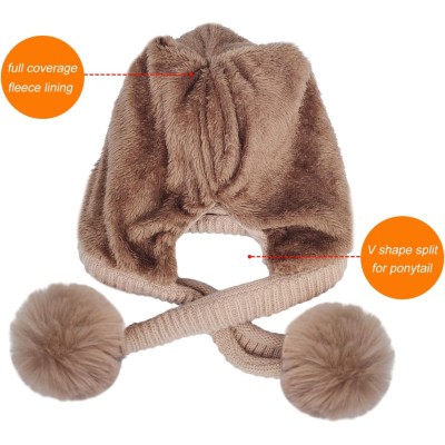 Women's Khaki Peruvian Winter Beanie and Circle Scarf Set with Pom Pom