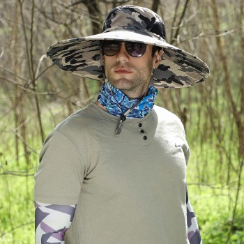 UPF50+ Wide Brim Unisex Bucket Hat Foldable Sun Protection One Size for Hiking Beach Fishing Garden UPF50+ Wide Brim Unisex Bucket Hat Foldable Sun Protection One Size for Hiking Beach Fishing Garden