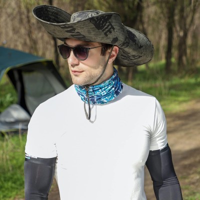 Unisex UPF 50+ Foldable Wide Brim Bucket Hat for Outdoor Sun Protection