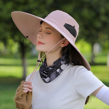 UPF 50+ Unisex Wide Brim Sun Hat Ventilated Quick Dry Summer Hat for Fishing Hiking Beach UPF 50+ Unisex Wide Brim Sun Hat Ventilated Quick Dry Summer Hat for Fishing Hiking Beach
