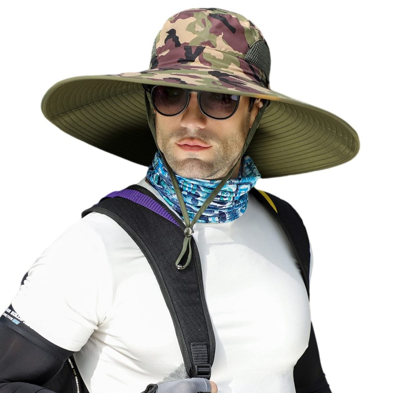 Unisex Wide Brim UV Protection Foldable Summer Sun Hat