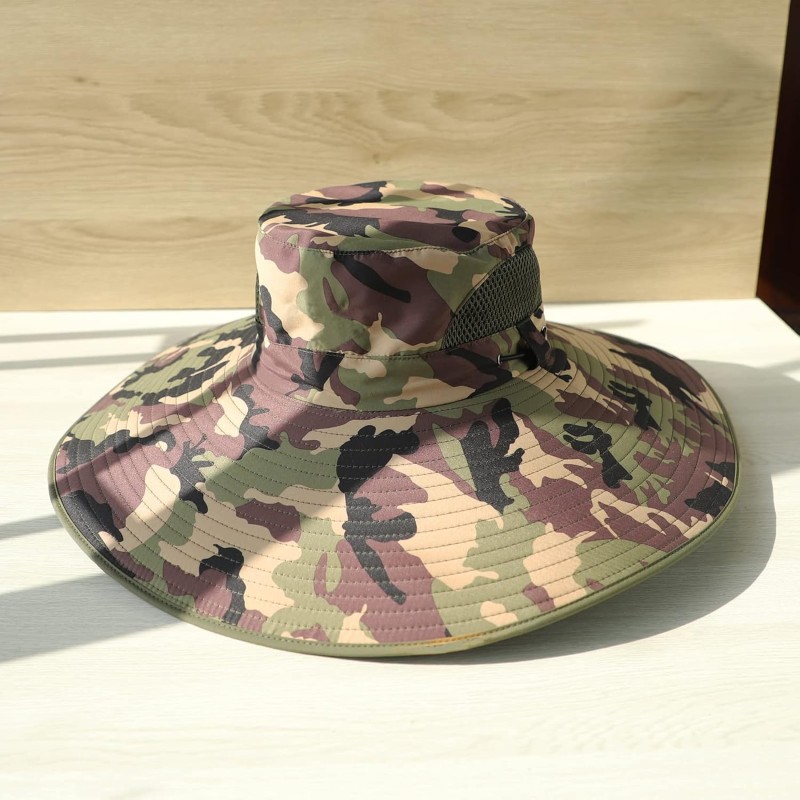 Unisex Wide Brim UV Protection Foldable Summer Sun Hat