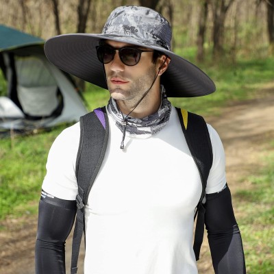 Unisex Wide Brim UV Protection Foldable Adjustable Summer Sun Hat Unisex Wide Brim UV Protection Foldable Adjustable Summer Sun Hat