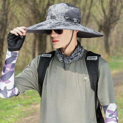 Unisex Wide Brim UV Protection Foldable Adjustable Summer Sun Hat Unisex Wide Brim UV Protection Foldable Adjustable Summer Sun Hat