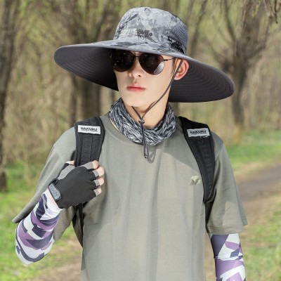 Unisex Wide Brim UV Protection Foldable Adjustable Summer Sun Hat Unisex Wide Brim UV Protection Foldable Adjustable Summer Sun Hat