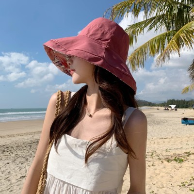 Women’s Floral Wide Brim UV Protection Sun Hat Women’s Summer Floral Wide Brim Reversible Foldable Sun Hat for Beach Travel