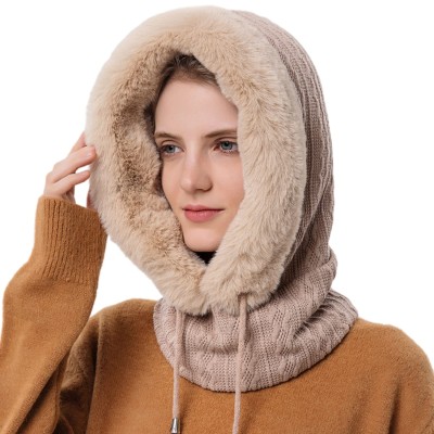 HUAMULAN Women's 3-in-1 Winter Balaclava Khaki HUAMULAN Women's 3-in-1 Winter Balaclava Khaki Ski Snow Fleece Set