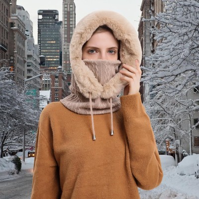 HUAMULAN Women's 3-in-1 Winter Balaclava Khaki HUAMULAN Women's 3-in-1 Winter Balaclava Khaki Ski Snow Fleece Set