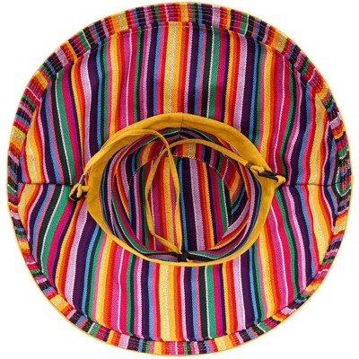 Women’s bohemian wide brim sun hat with UV protection, adjustable wired edge and chin strap for beach, hiking, fishing