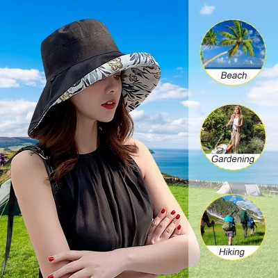 Women's Reversible Wide Brim Sun Hat UV Protection Women's Reversible Wide Brim UV Sun Hat for Beach Hiking Fishing