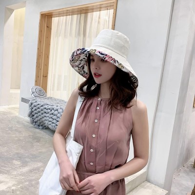 Women's Reversible Wide Brim UV Protection Sun Hat for Outdoor Activities