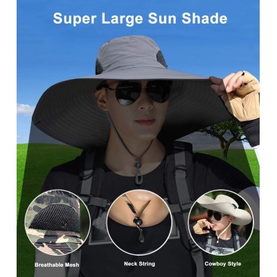 6 6 inch wide brim unisex bucket hat ideal for hiking, beach, and fishing