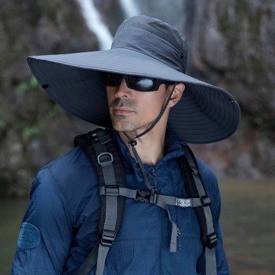 6 6 inch wide brim unisex bucket hat ideal for hiking, beach, and fishing