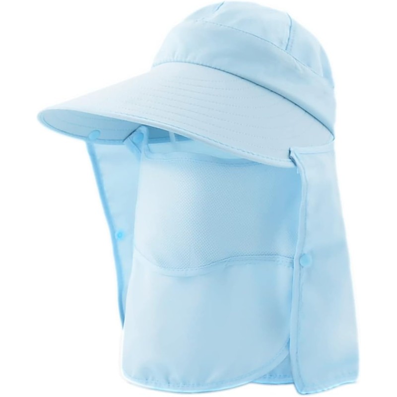 Women's Wide Brim Sun Hat UV Protection Detachable Face Mask Women's Wide Brim Sun Hat with UV Protection and Detachable Face Mask