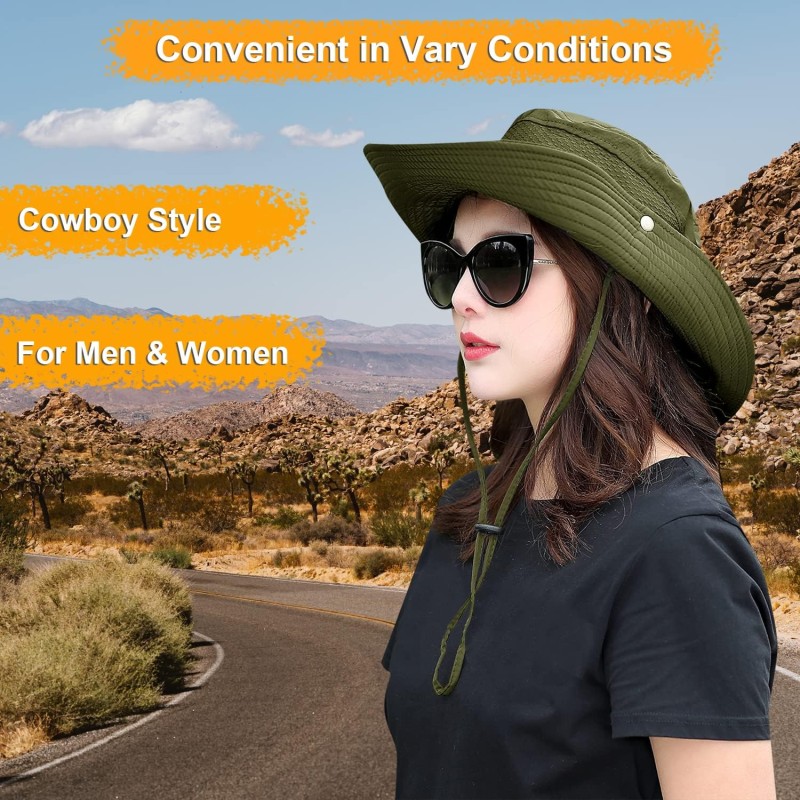 Unisex Adjustable UV Protection Mesh Bucket Hat Summer Sun Hat Unisex Adjustable UV Protection Mesh Bucket Hat for Fishing Hiking Beach Gardening