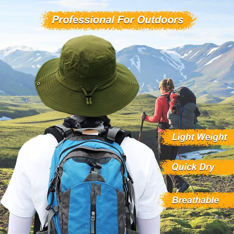 Unisex Adjustable UV Protection Mesh Bucket Hat Summer Sun Hat Unisex Adjustable UV Protection Mesh Bucket Hat for Fishing Hiking Beach Gardening