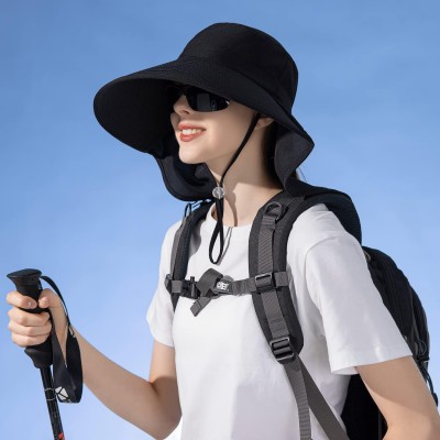 HUAMULAN UPF 50+ Sun Hat for Hiking and Fishing HUAMULAN UPF 50+ Sun Hat with Neck Flap for Hiking and Fishing