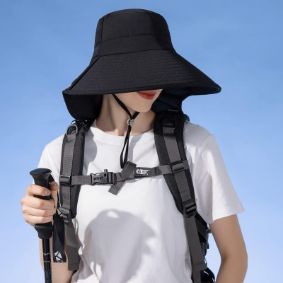 HUAMULAN UPF 50+ Sun Hat for Hiking and Fishing HUAMULAN UPF 50+ Sun Hat with Neck Flap for Hiking and Fishing