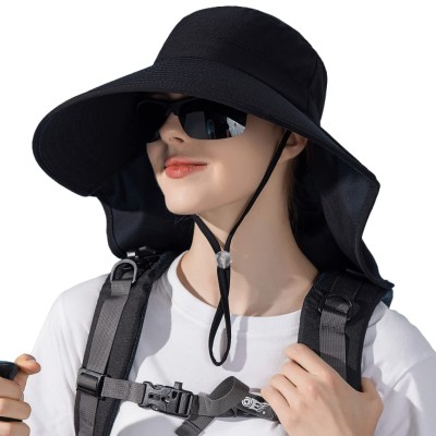 HUAMULAN UPF 50+ Sun Hat for Hiking and Fishing HUAMULAN UPF 50+ Sun Hat with Neck Flap for Hiking and Fishing
