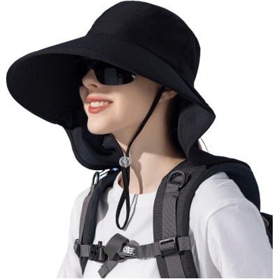 HUAMULAN UPF 50+ Sun Hat for Hiking and Fishing HUAMULAN UPF 50+ Sun Hat with Neck Flap for Hiking and Fishing